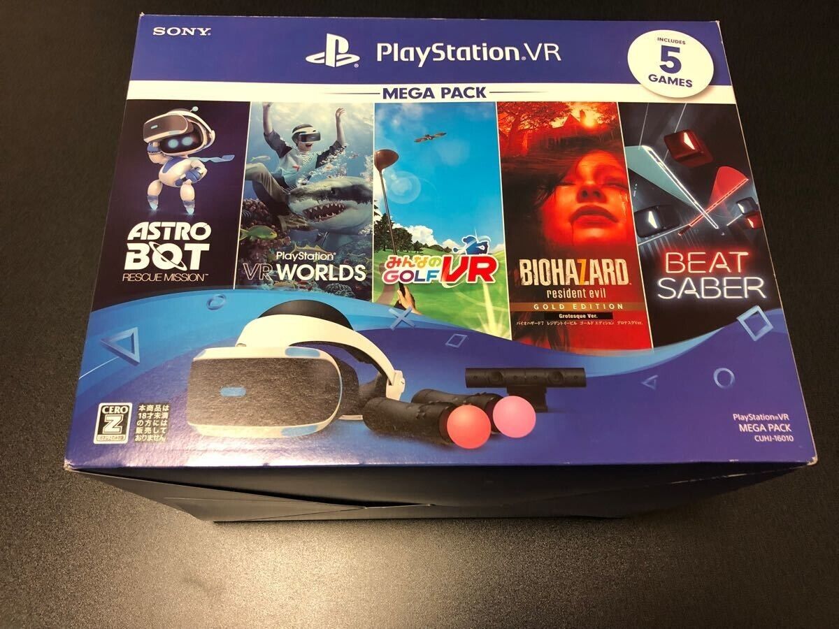 Sony PlayStation VR MEGA PACK PS4 CUHJ-16010 Game Camera Controller eBay