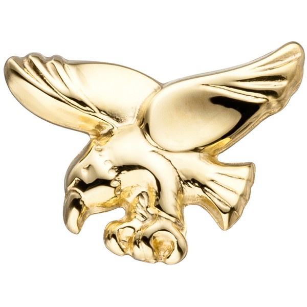 Adler Einzelohrstecker Einzelohrring Ohrschmuck Aus 585 Gold Gelbgold, Unisex-image