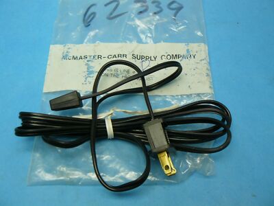 McMaster Carr 19155K75 Cooling Fan Cord NEMA 1-15 Plug Straight 6 Foot New