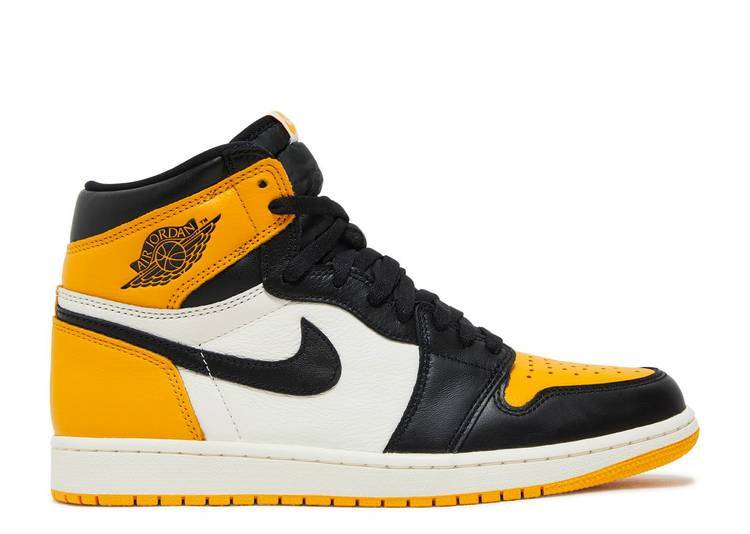 Size 8 - Jordan 1 Retro OG High Yellow Toe for sale online | eBay
