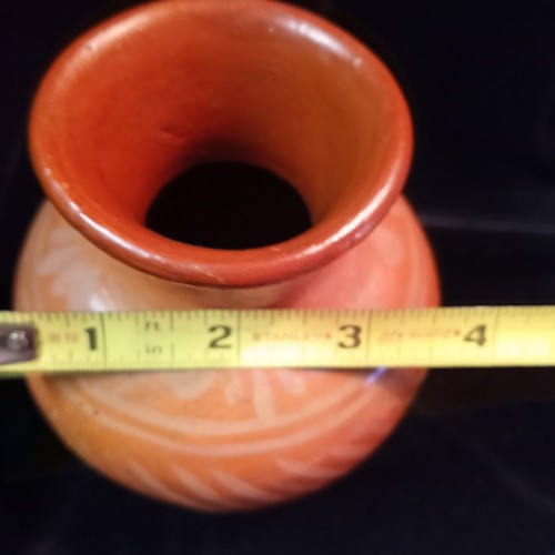 Rare antique earthenware vase pot Red Clay Primitive? Early Folk Indigenous - Picture 21 of 21