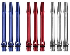 3 New Sets Mission Alicross Medium Dart Shafts - Blue Red Silver