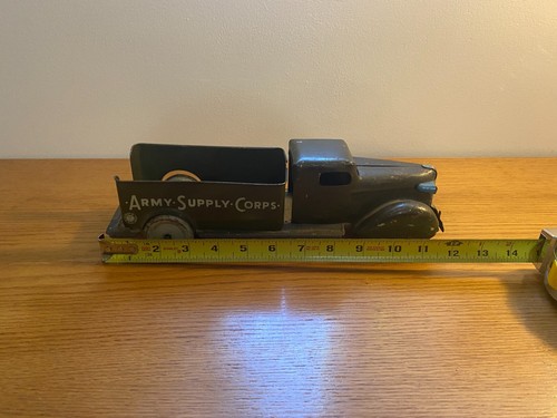 Wyandotte Army Supply Truck Vintage Pressed Steel Toy LA-01 - Bild 9 von 10
