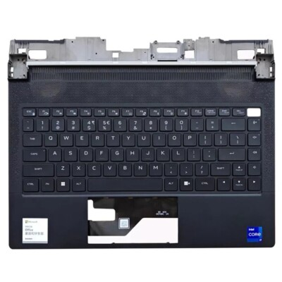 For Dell Alienware X14 R1 Laptop Palmrest US Keyboard Y7YTK 52P24 P39