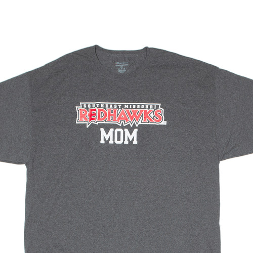 CHAMPION Southeast Missouri Redhawks Mom Print Mens T-Shirt Grey USA 2XL - Picture 2 of 6