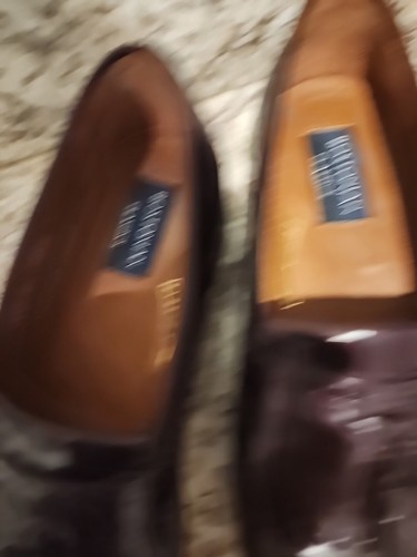 BOSTONIAN Men's Shoes Burgundy Wingtip Tassel Leather Loafers Size Us 9 M #20378 - Picture 4 of 21