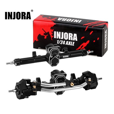 INJORA Vorder-oder Hinterachse ProSteer Doppelgelenk Achse für 1/24 Axial SCX24