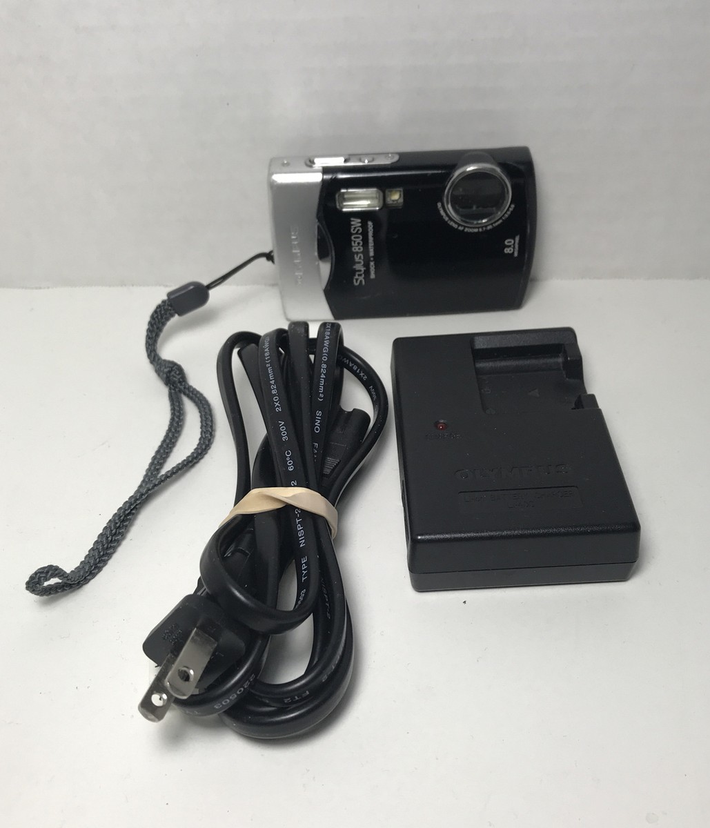 OLYMPUS Stylus 850 SW Digital Camera Black 50332162648|