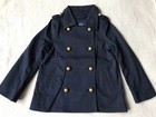 Gap GapKids Nwt Back to School Uniform Navy Pea Coat size Girls S 6-7 years