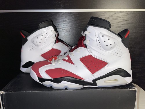 Mens Jordan 6 Retro Carmine Size 10.5 Great Condition Original Box - Picture 1 of 8
