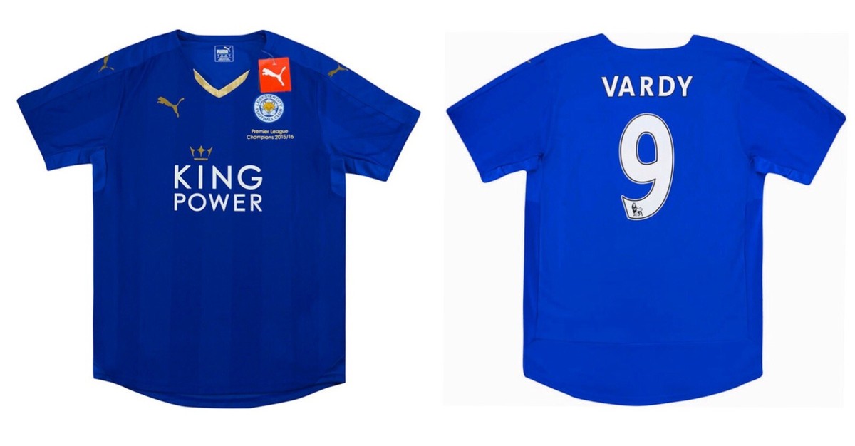 Champions League Vardy Leicester Jersey Official Puma Leicester