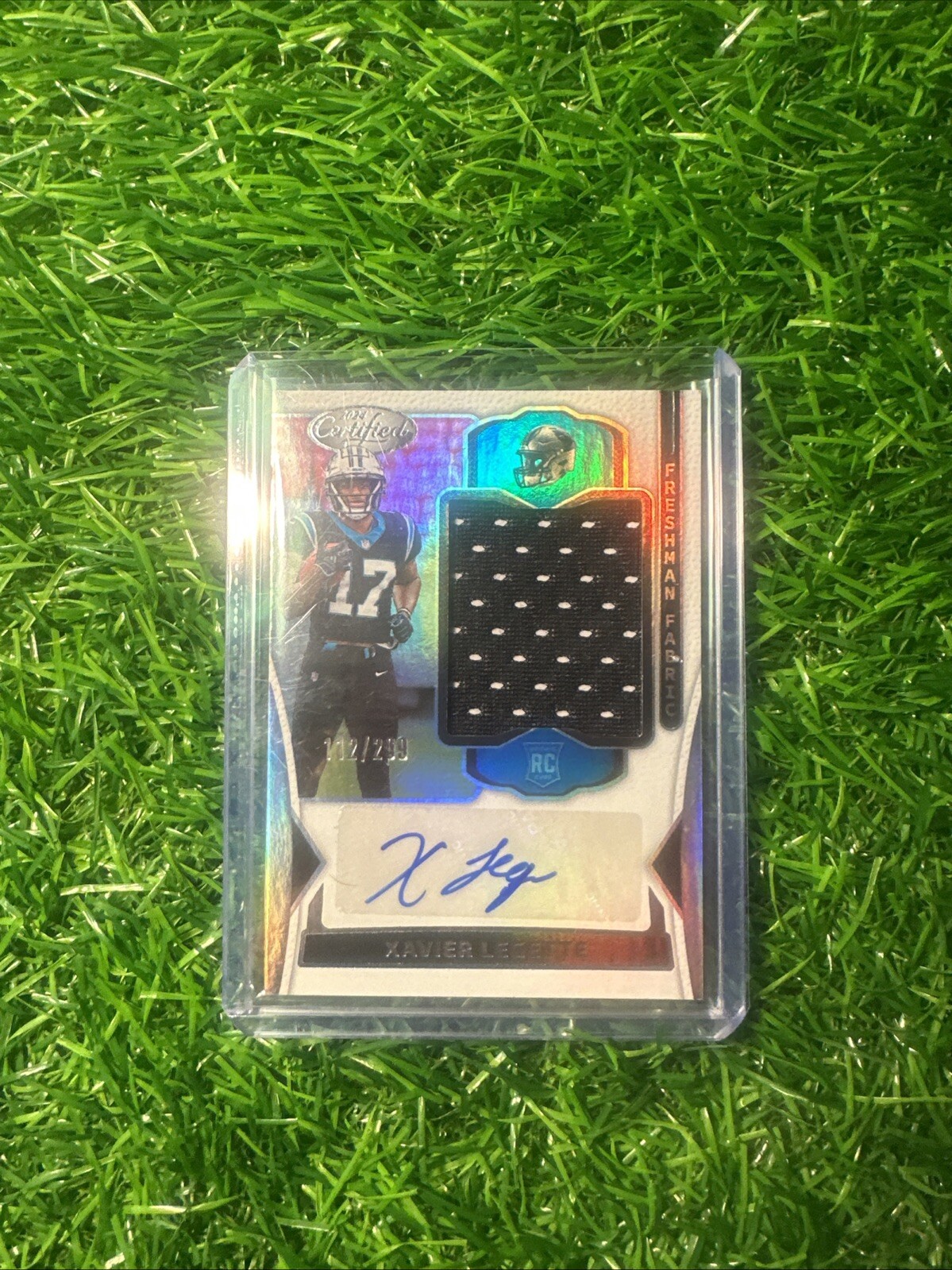 Xavier Legette 2024 Certified Freshman Fabric patch auto /299 (RC,AU) RPA