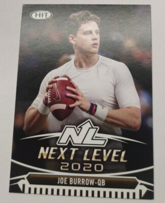 NFL Trading Card Joe Burrow Cincinnati Bengals Sage HIT 2020