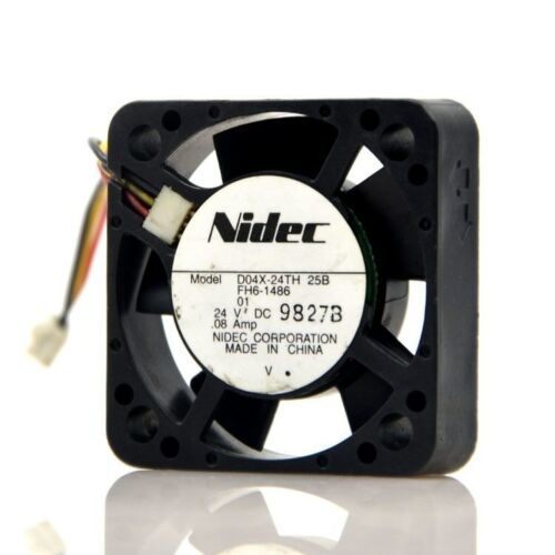 NIDEC D04X-24TH 25B Copier cooling fan DC24V 0.08A 40*40*10mm 3pin - Picture 1 of 5