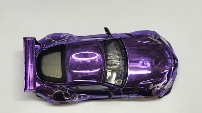 Chase 1:64 Pop Race Toyota GR Supra Pandem Purple Chrome Tokyo