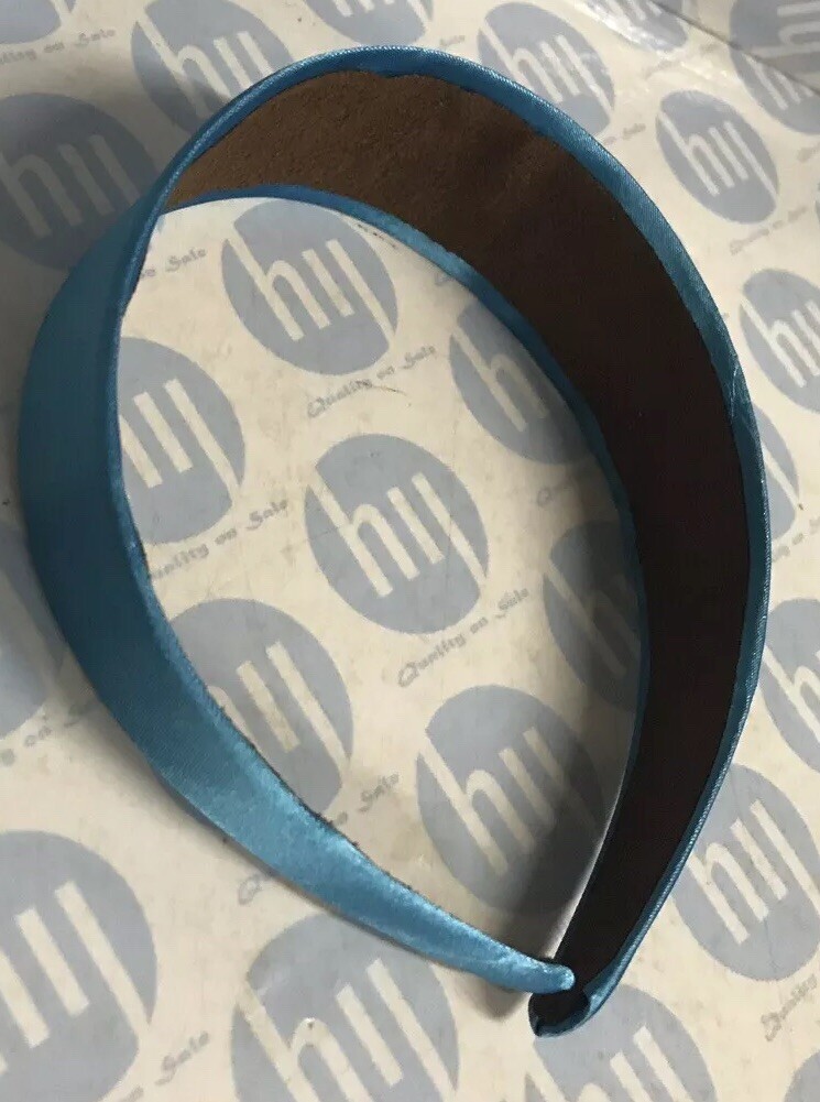 All Accessories® 2.5cm (1) Wide Navy Blue Satin Covered Alice Hair