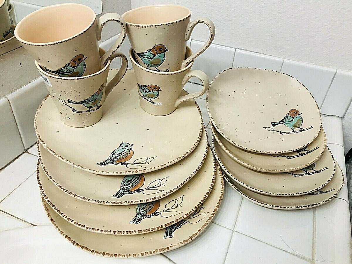 INHOMESTYLEZ / SPECTRUM DESIGNZ Song Bird 12 Piece Set Dinner