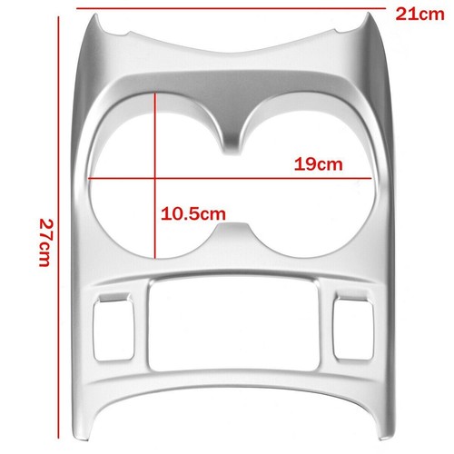 Car Console Water Cup Holder Frame Cover Trim For Nissan Qashqai J11 2014-2018 - Picture 2 of 8