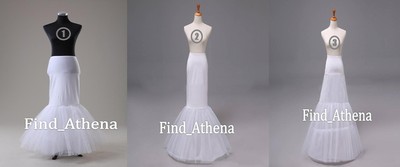 Schwarz-kleid Fischschwanz Energisch Weiß hochzeits Brautpetticoat Schein GläNzende OberfläChe