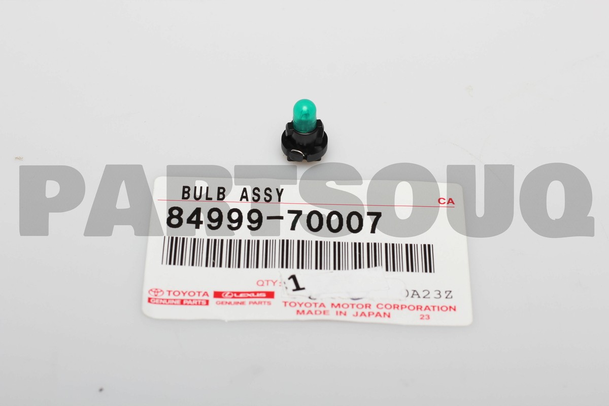 8499970007 Genuine Toyota BULB, AIR CONDITIONER CONTROL