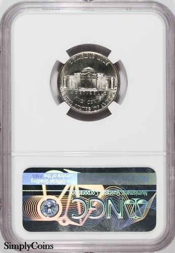 1959-D Jefferson Nickel ~ NGC MS66 ~ GEMMA BU NON CIRCOLATA MQ - Foto 8 di 8
