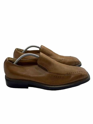 Ball Band Loafer Slip On Shoes Men’s Size 10 Brown Leather USA Made Square Toe Men main image 3