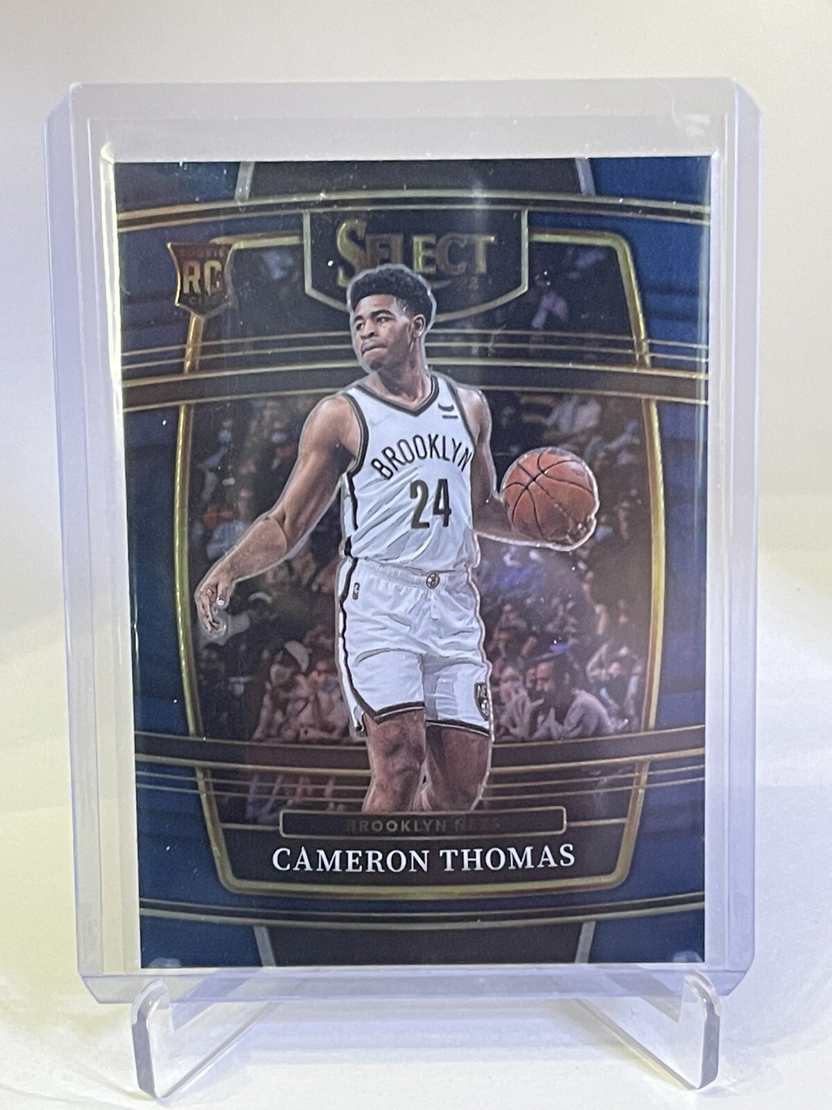 Cameron Thomas Rookie 2021-22 Panini Select Concourse #21 Brooklyn Nets Card