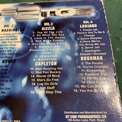 Toe 2 Toe [Box] by Various Artists (CD, Nov-2003, 4 Discs, Jet