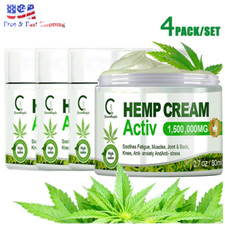 Natural Hemp Cream for Joints, Back, Neck, Elbows Massage Natural Extract Gel