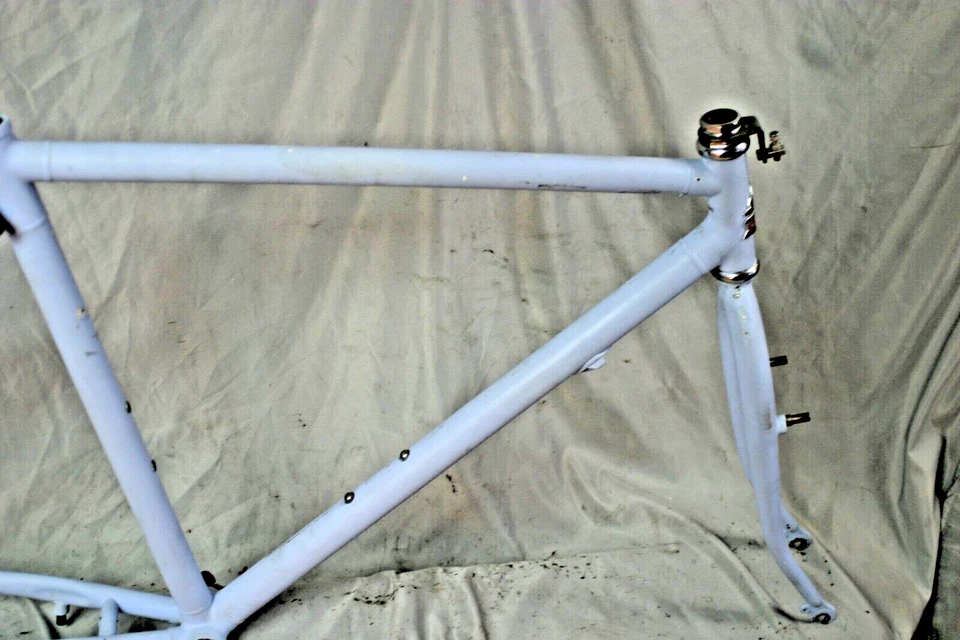 Cuadro de bicicleta MTB Raleigh The Peak 1988 20" grande rígido acero repintado rígido Foto 3 de 4