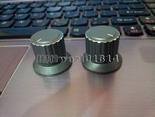 2x hifi 18-24 19mm Aluminum Potentiometer Volume Control KNOB 6mm