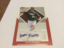 AUSTIN MAROZAS 2016 Leaf Perfect Game #/5 AUTOGRAPH SAN JACINTO JC KENTUCKY
