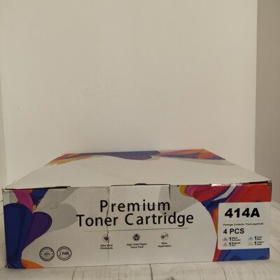 414A Premium Toner Cartridges 4 Pack for Color Laser Pro Models