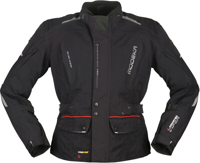 MODEKA Motorradjacke VIPER LT Herren schwarz 2-Lagen-Laminat 3M SAS-TEC Gr. L