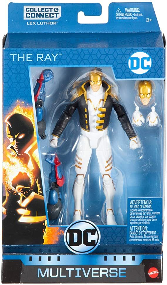 New The Ray 6"" Toy Figure Collect & Connect Lex Luthor Parts DC Multiverse