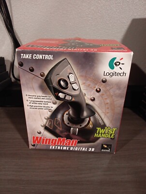Logitech WingMan Extreme Digital 3D (963193-0403) Video Games Controller (READ)