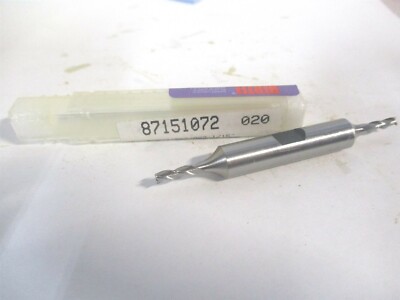 (E1052008) 1/8'' x 3/8'' x 3/8'' x 3-1/16'' OAL 3 Flute HSS Square End Mill 