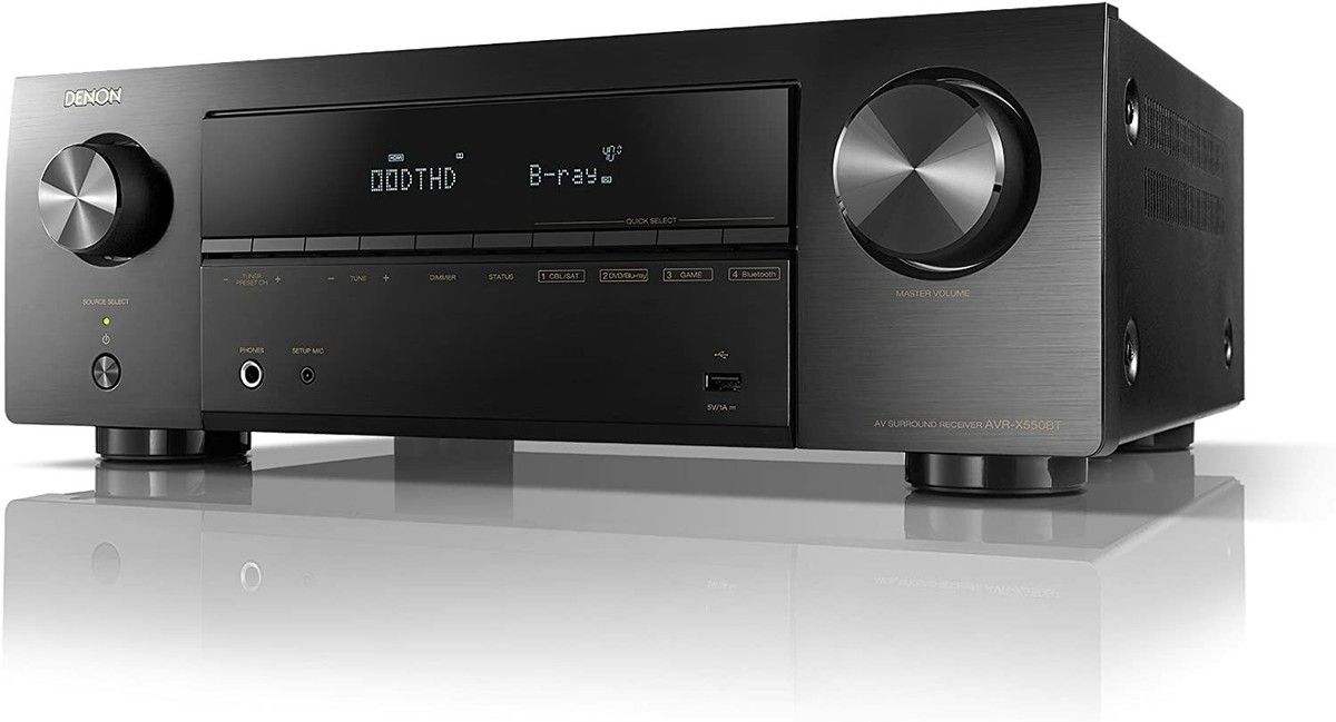 DENON AVR-X550BT 5.2ch AV surround receiver Supports Dolby DENON AVR-X550BT 5.2ch AV surround receiver Supports Dolby