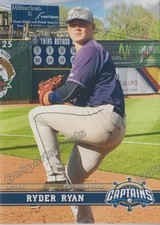 2017 Lake County Captains Ryder Ryan RC Rookie Cleveland Indians