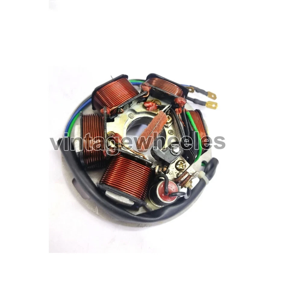 Vespa P125X, tipo puntos P150X, placa de estator de 12 voltios Foto 2 de 4