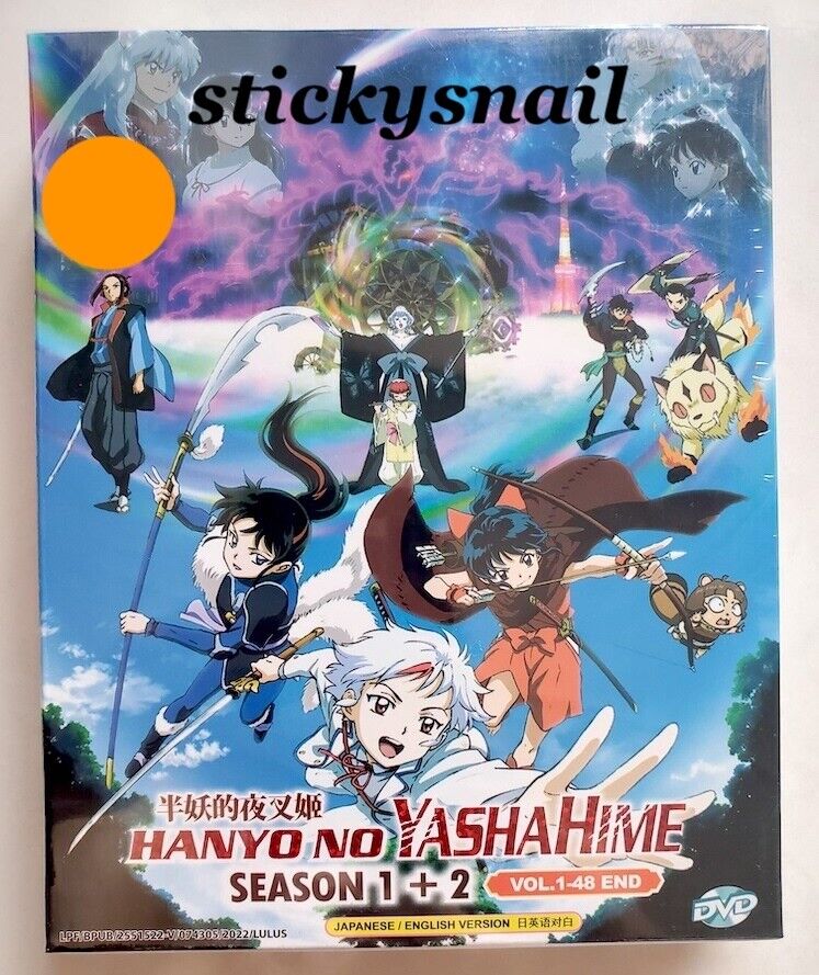 Anime DVD Hanyo Hanyou no Yashahime Season 1+2 Vol. 1-48 End ENGLISH DUB &  SUB