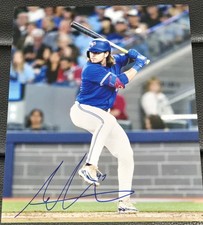 Addison Barger Toronto Blue Jays  Autographed 8x10 Signed Photo