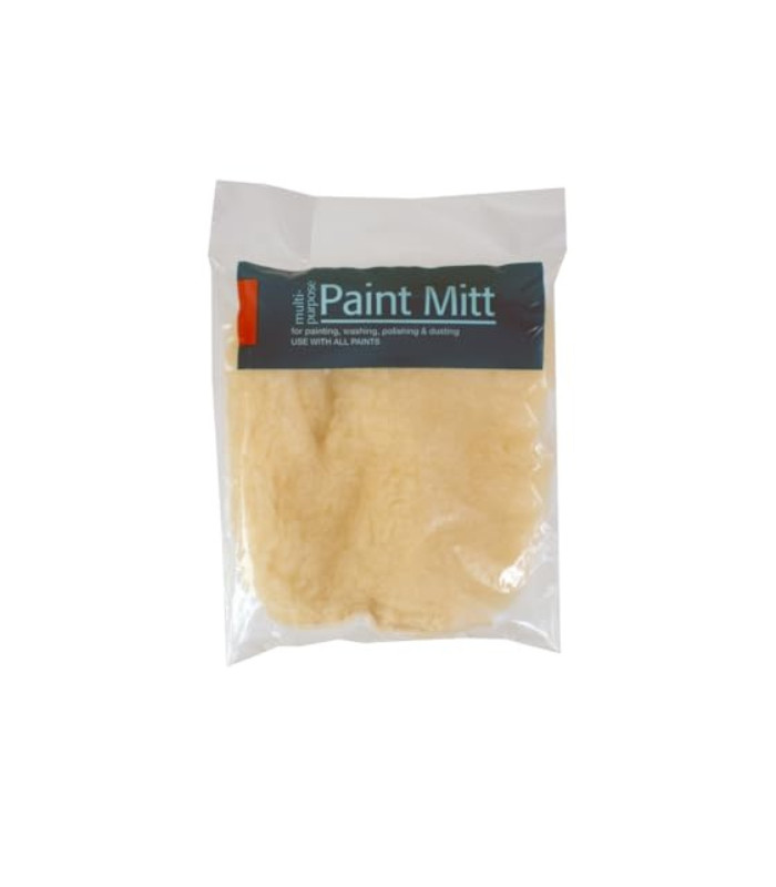 Multi-Purpose Paint/Stain Mitt, Synthetic, White, 1 Count (Pack Of 1) - Image 2