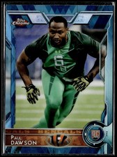 Paul Dawson 2015 Topps Chrome #175 Rookie Diamond Refractor Cincinnati Bengals