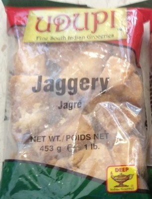 Udupi Jaggery 1lb 16 Ounce (Pack of 1), dark brown