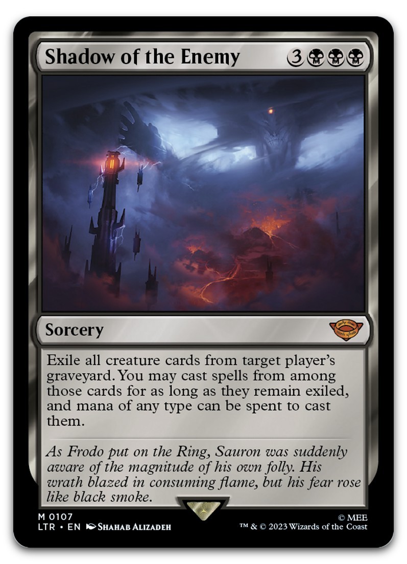 Shadow of the Enemy #107 (NM) Lord of the Rings LTR Magic MTG