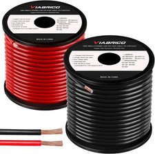 10 Gauge Automotive Wire 30ft Black/Red Power Ground Battery Cable Car Audio RV