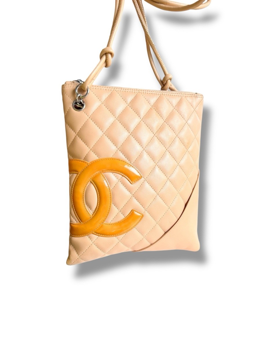 Chanel Ligne Cambon Messenger Bag – Beige Quilted Lambskin w