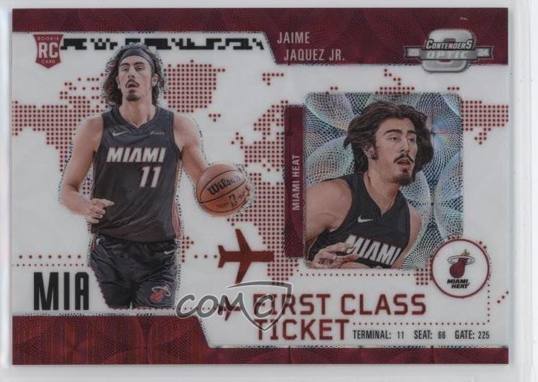 2023 Contenders Optic International Red Prizm Jaime Jaquez Jr #18 Rookie RC 1o2