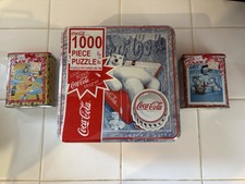 Vintage &  Collective Coca-Cola  Puzzle Lot.